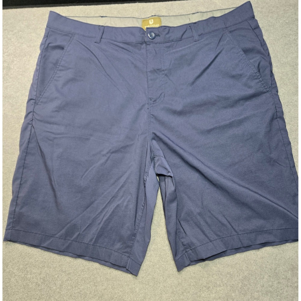 Eddie Bauer Rorie Whelan Golf Shorts Mens 38 Navy Blue Performance Stretch Chino